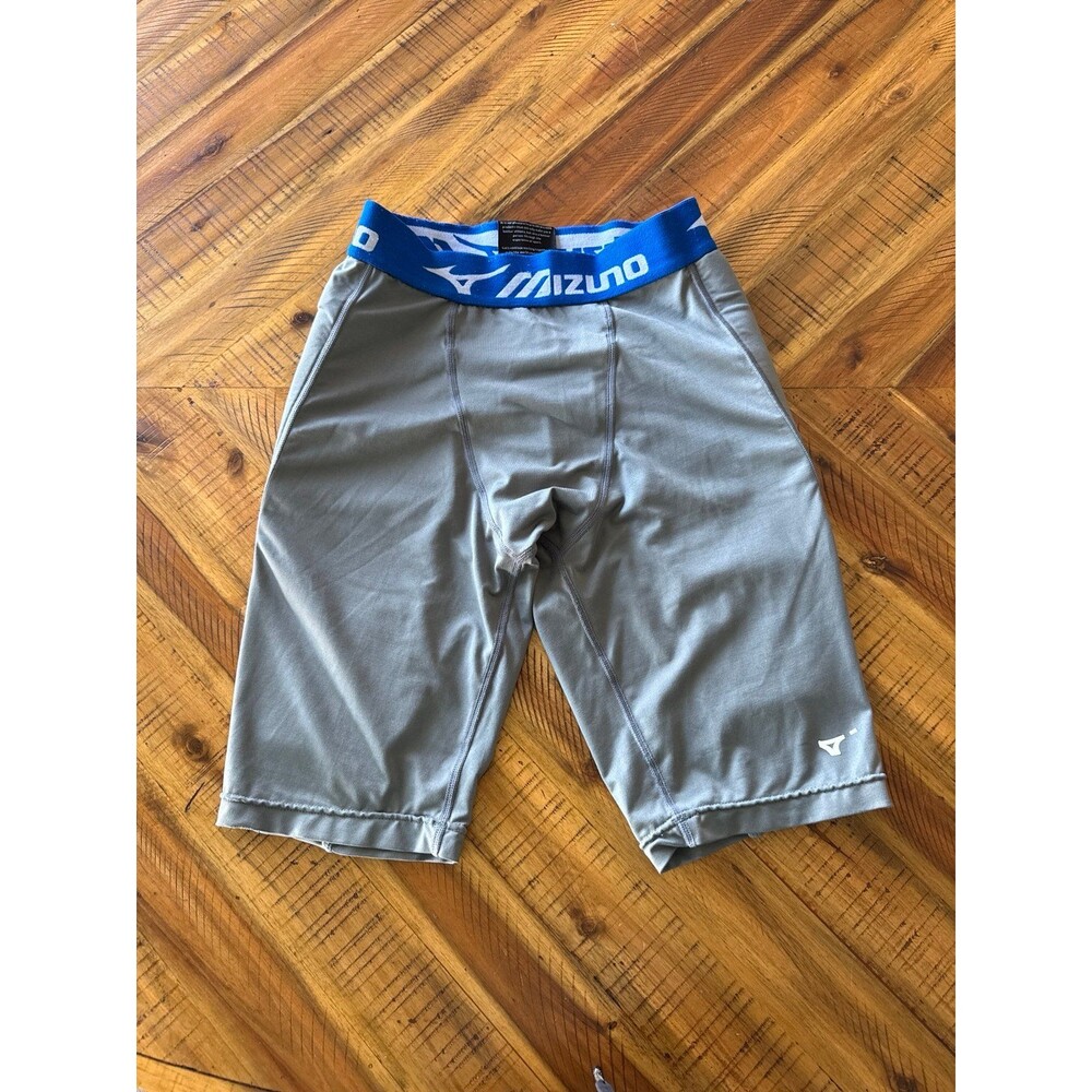 Mizuno Performance Elite Baseball Sliding Shorts Men’s Medium Gray Blue Padded